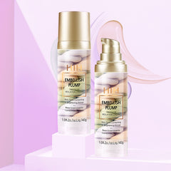 Three-color Rainbow Isolation Cream Facial Base Makeup