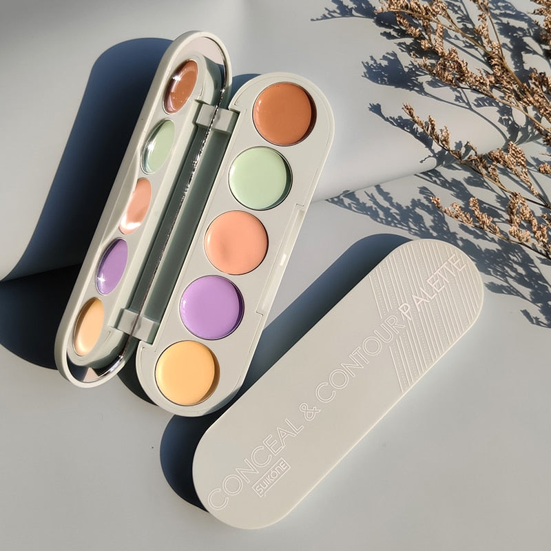 5-color Professional Base Makeup Cover Face  Foundation Concealer