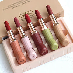 HOJO 5Pcs/Set Red Velvet Lipstick