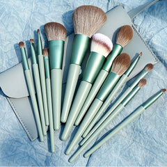 Morandi Fresh Green Makeup Brush Set