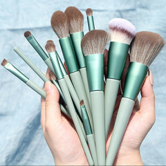 Morandi Fresh Green Makeup Brush Set