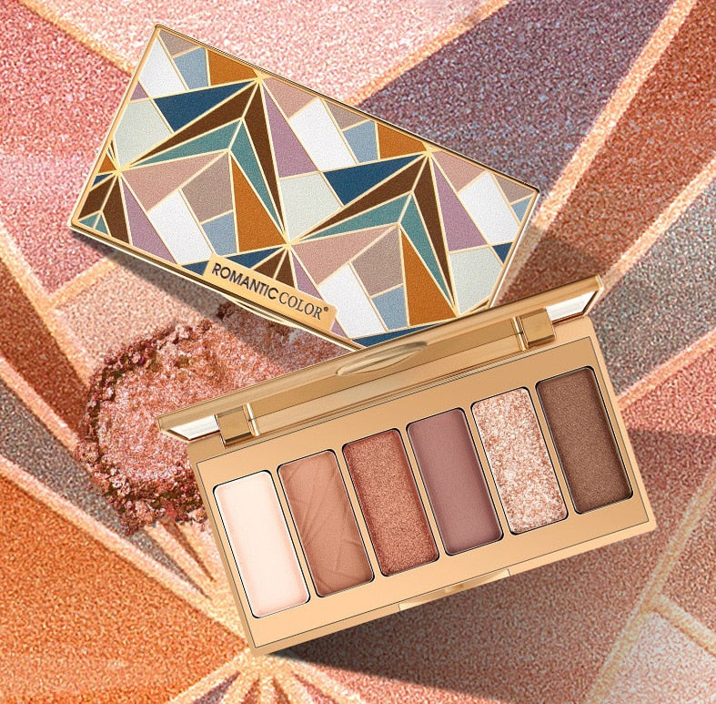 Romantic 6 Colors Eyeshadow Palette