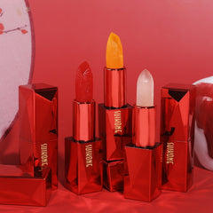 Classic National Style Carving Watery Jelly Lipstick Temperature Change Color