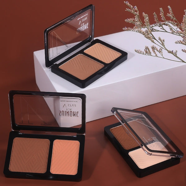 Three Dimensional Two-color Contour Powder V-Shaped