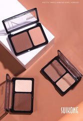 Three Dimensional Two-color Contour Powder V-Shaped