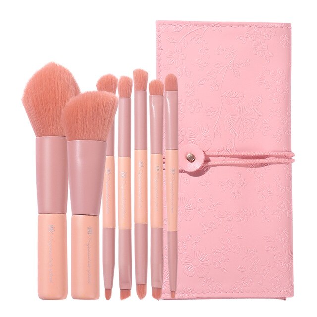 Professional 7pcs Soft Makeup Brushes Set with Beauty bag